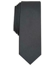 International Concepts Mens Diamond Solid Skinny Tie, Black, One Size - £13.34 GBP