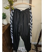 Puma Track Pants Tailored For Sport OG Mens Black White Nylon Size M - $23.36