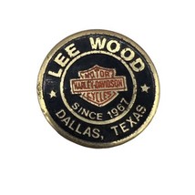 Vintage Harley Davidson Lee Wood Oil Change Dip Dot Collectible Dallas T... - $18.67