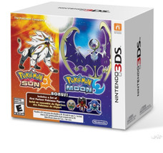 Pokemon Sun and Moon Dual Pack video games for 3DS with 3 Pokemon figures~SALE~ - $239.99