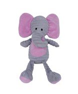 Chickpea Gray Pink Ribbed Elephant Plush 10” Soft Stuffed Animal Baby Lo... - £14.89 GBP