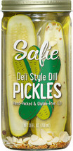 Safie Foods Hand-Packed Deli Style Dill Pickles, 2-Pack, 26 oz. Jars - £34.56 GBP