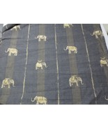 Westpoint Stevens Bedspread Queen Elephants Tribal Jungle Animal fabric ... - £39.31 GBP