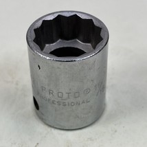 Proto Professional USA 11/16in 12 Point 3/8&quot; Drive Shallow Socket 5222 - £7.03 GBP