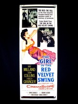THE GIRL IN THE RED VELVET SWING-JOAN COLLINS-INSERT VG/FN - £70.30 GBP
