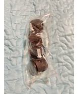 New Caster Wheels Set Of 4 Plastic Swivel 1 1/4 Inch Office Furniture - $13.58 CAD