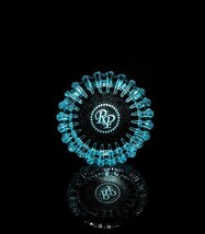 Rocky Patel Luminoso Aqua Glass Ashtray  10" Diameter NIB image 8