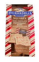 Ghirardelli  Dark Chocolate Peppermint Bark Squares - Limited Edition BB... - $15.30