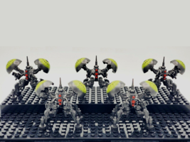5pcs/set Buzz Droid Star Wars the Clone Wars Minifigures Building Block Toys - £21.32 GBP