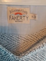 Faherty XL Whitewater Hoodie Blue Baja Cotton 0123 Beach Pullover Coasta... - $57.56