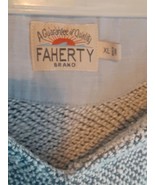 Faherty XL Whitewater Hoodie Blue Baja Cotton 0123 Beach Pullover Coasta... - $1,057.67 MXN