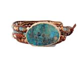 Handmade Natural Stones &amp; Crystals Bracelet | Adjustable Wrap | Gift for... - $59.39