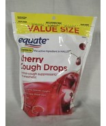 Equate Value Size Cherry Cough Drops with Menthol 160 Ct Sore Throat Exp... - £11.45 GBP