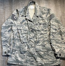 Womens USAF Military Air Force ABU Camouflage Utility Coat Jacket Size 10R TSgt - £13.60 GBP