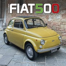 Fiat 500 2025 Square Wall Calendar | Car, Classic Car, Motor Calendar: Original  - £13.12 GBP