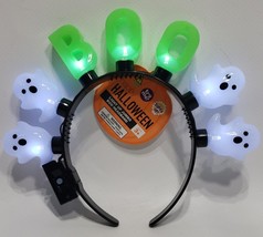 Happy Halloween Light Up Jumbo Boo &amp; Ghosts Headband 3+ - $345.78 MXN