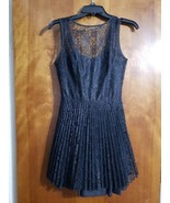 Womens Black Dress Low Back Lace Size Small Party Dress Wedding Dress Ni... - $13.58 CAD