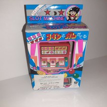 Vtg JAPAN Yamaki Slot Machine Toy Candy Container In Box - £11.63 GBP