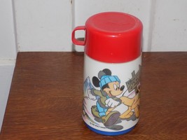 Vintage Walt Disney Productions Mickey Mouse Pluto Plastic Thermos - €29,54 EUR