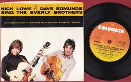 Nick Lowe &amp; Dave Edmunds 7&quot; 33 RPM EP &amp; PS - Sing the Everly Brothers (1980) - $12.25