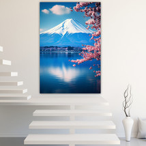 Mount Fuji Canvas Painting Wall Art Posters Landscape Canvas Print Picture - £10.84 GBP+