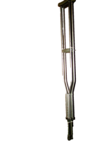 GUARDIAN aluminum push button CRUTCHES adjustable adult 5&#39;10&quot; to 6&#39;6&quot; (N... - $4.95