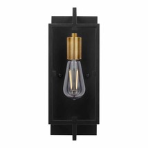 Home Decorators Collection 4.75 in. Kenton 1-Light Matte Black Industrial Wall M - £25.97 GBP