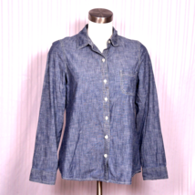 Old Navy Button up Long Sleeve Denim Top Size Small - £7.85 GBP