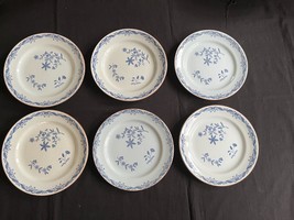 Rörstrand Suède Ostindia Bleu Fleur Set 6 Pâtisserie Assiettes Diamètre ... - $78.99