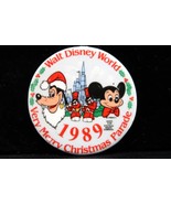 Vtg 1989 Walt Disney Very Merry Christmas Parade 2&quot; Ceramic Kodak Ornament - $28.11 CAD