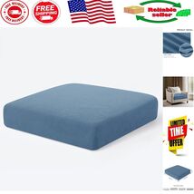 Small Elastic Sofa Cushion Cover in Denim Blue - Perfect for Protection ... - $350.61 MXN