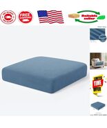 Small Elastic Sofa Cushion Cover in Denim Blue - Perfect for Protection ... - $350.61 MXN