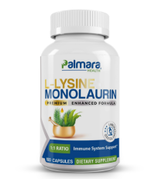 Palmara Health L-Lysine with Monolaurin 600mg 1:1 Ratio - $29.95