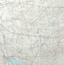 Map Plymouth Maine 1982 Topographic Geological Survey 1:24000 27 x 22&quot; T... - $44.99