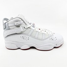 Jordan 6 Rings (GS) White Mystic Hibiscus Kids Size 5.5 Athletic Sneaker - $1,215.96 MXN