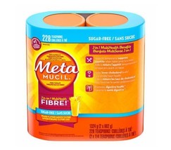 MetaMucil 3 in 1 Multihealth Benefits Fiber Sugar Free Orange 228 Doses 46.7 oz - £45.78 GBP
