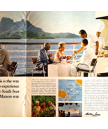 1967 Matson Line Cruises Advertisement Vintage Travel SS Mariposa DWW11D - €21,45 EUR