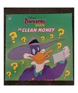 VTG Retro Disney&#39;s Darkwing Duck in Clean Money Kids Book Golden 1992 - $8.73