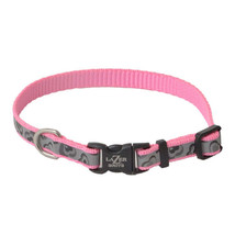Coastal Pet Lazer Brite Reflective Dog Collar - Pink Hearts - £4.66 GBP+