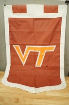 Virginia Tech Sports VT Football Nylon Ripstop College Flag Banner 34&quot; X... - $34.64