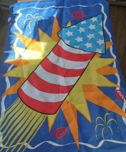 Patriotic Large Garden Flag 29&quot; x 41&quot; America 4th of July Decorative Nylon - £16.13 GBP