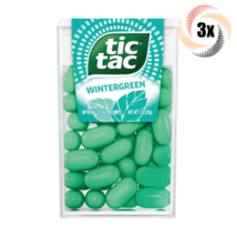 3x Packs Tic Tac Wintergreen Fresh Flavored Mints | 1oz | Fast Shipping! - £8.86 GBP
