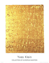 Yves Klein Gold Leaf On Panel, 1994 - £47.07 GBP