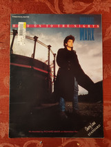 RARE Sheet Music Hold On To The Nights Richard Marx  1987 - £12.98 GBP