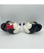 Mickey &amp; Minnie Mouse Mugs Cup Couple Pair Set Disney Bioworld 20 oz. - $534.84 MXN
