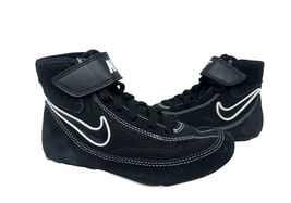 Nike Kids&#39; Speed Sweep VII Wrestling Black/White Size: 1.5 366684-001 La... - $39.99