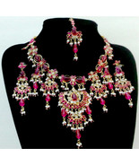 Designer Indian Bridal Jewelry Bollywood BellyDance Gold Plated Necklace... - £35.87 GBP