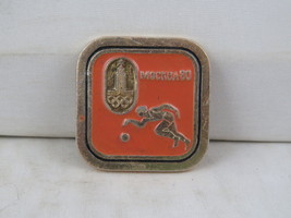Vintage Summer Olympic Pin - Basketball Moscow 1980 - Stamped Pin - £11.79 GBP