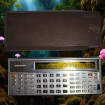 READ Sharp EL-5100 Scientific Calculator with Cover Rare Vintage DISPLAY... - $126.34