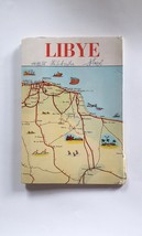 VTG 70&#39;s LIBYE Carte De Touriste - LIBYA Folded Tourist Illustrative Map - £13.10 GBP